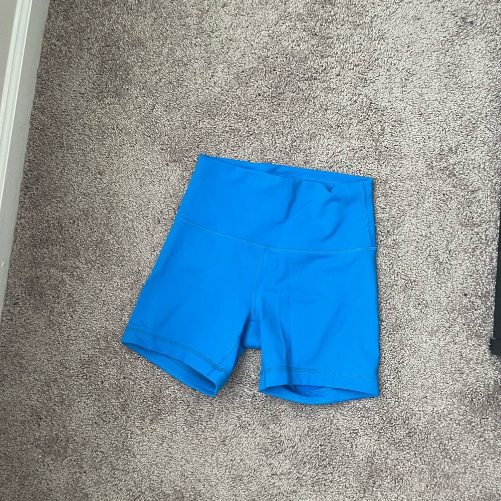 Lululemon wonder train shorts - poolside blue